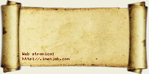 Georgina Blagojević vizit kartica